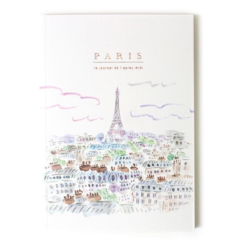 L'après Midi Notizbuch Travel Journal Paris City