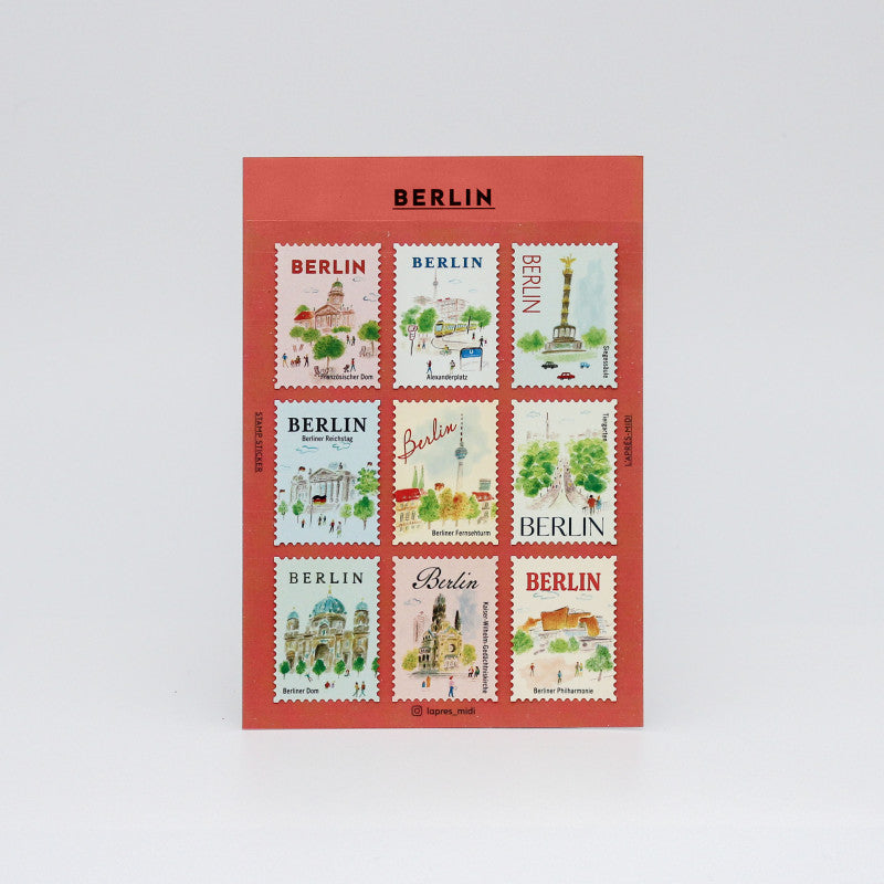 L'après Midi Sticker Postage Stamp Berlin