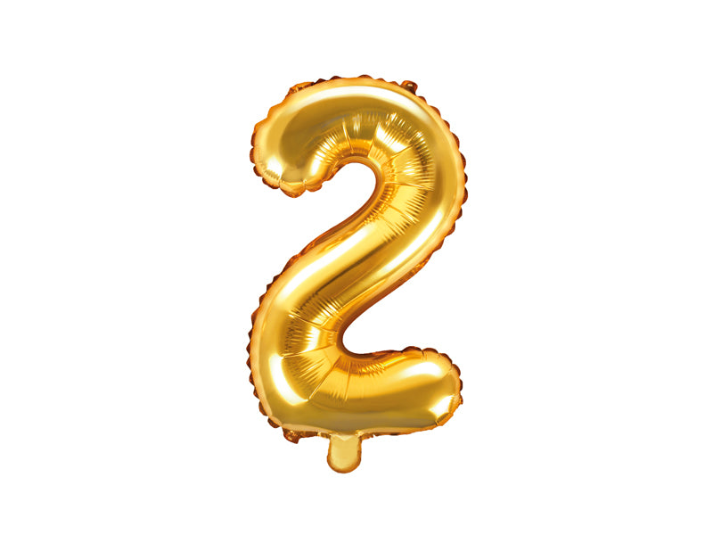 Folienballon Ziffer Gold 86 cm
