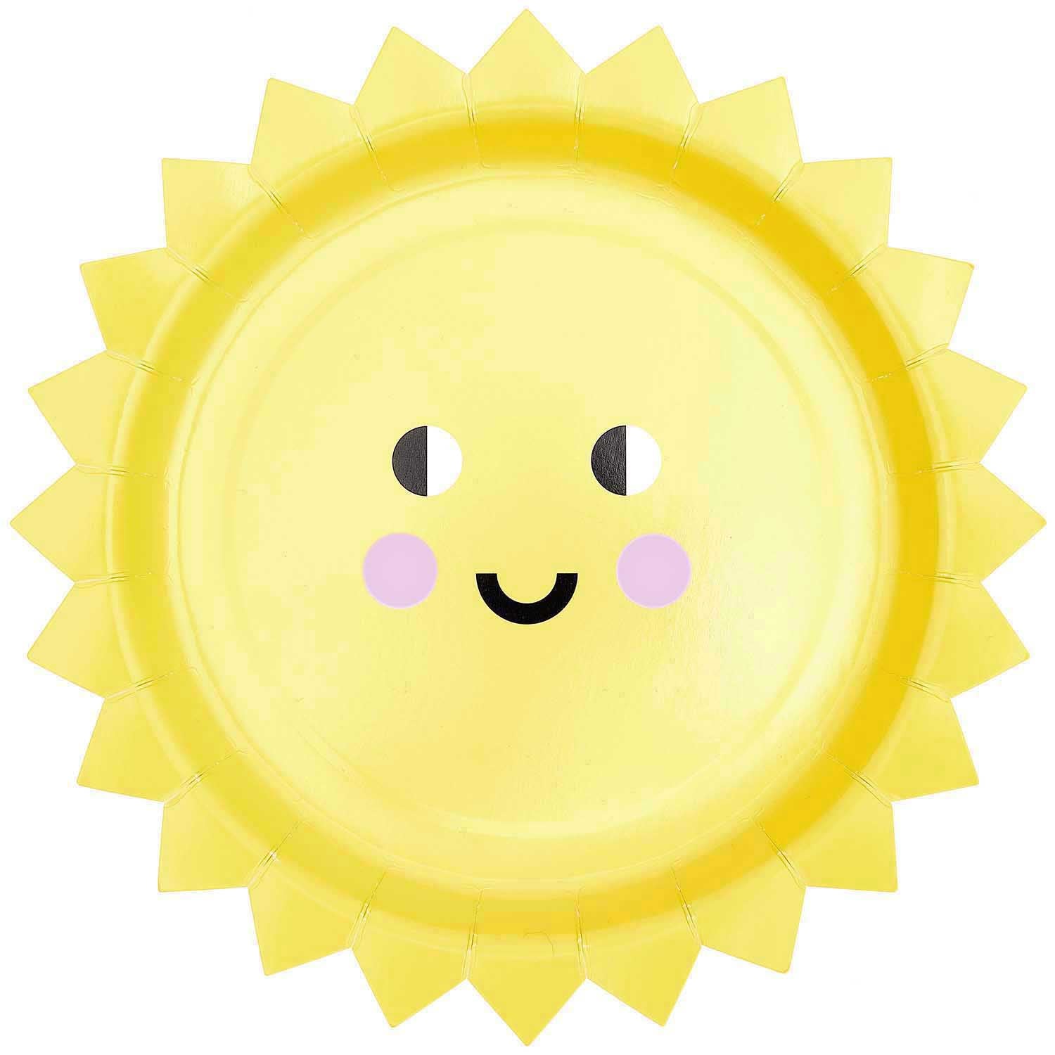 Partyteller Sonne