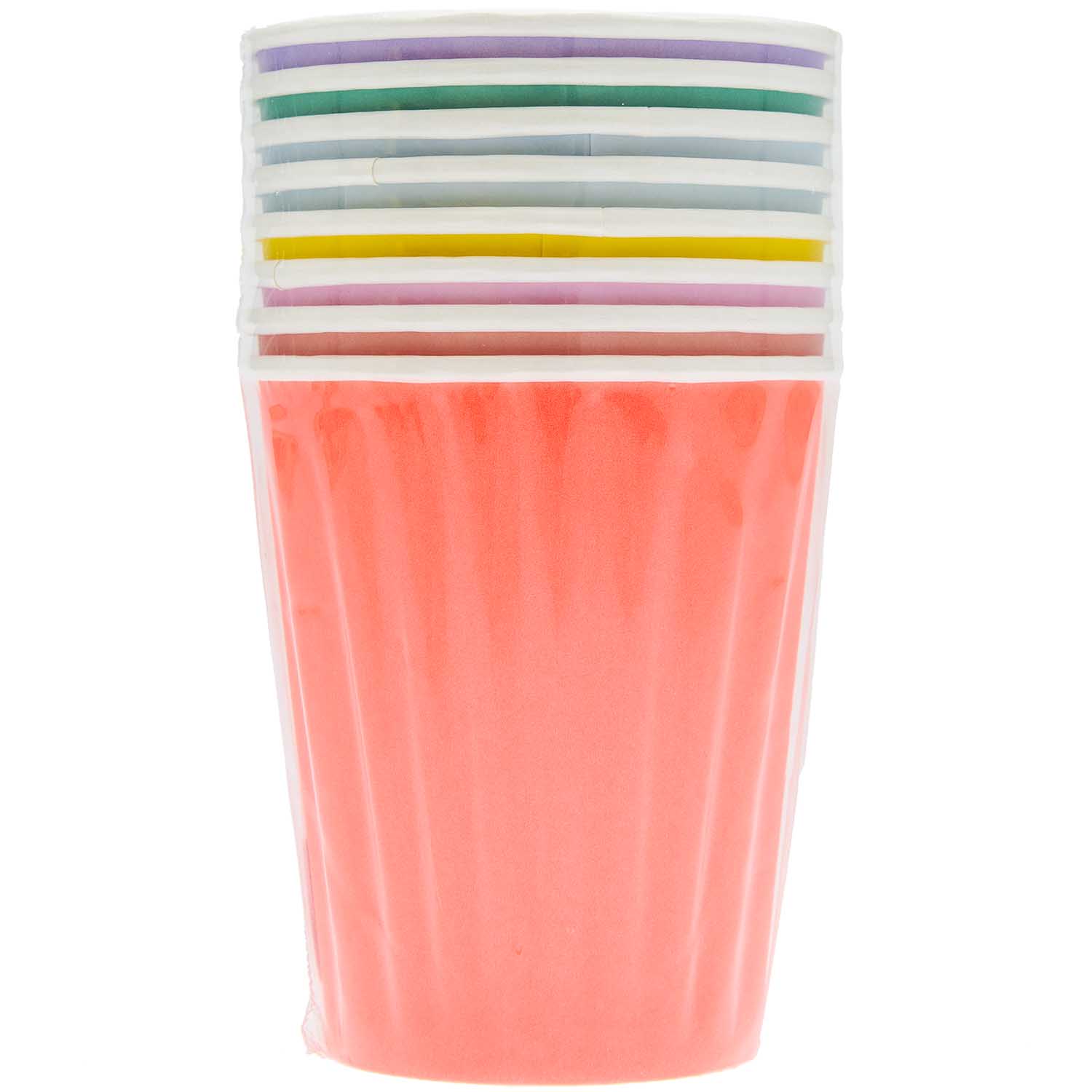Partybecher bunt 250ml 8 Stück