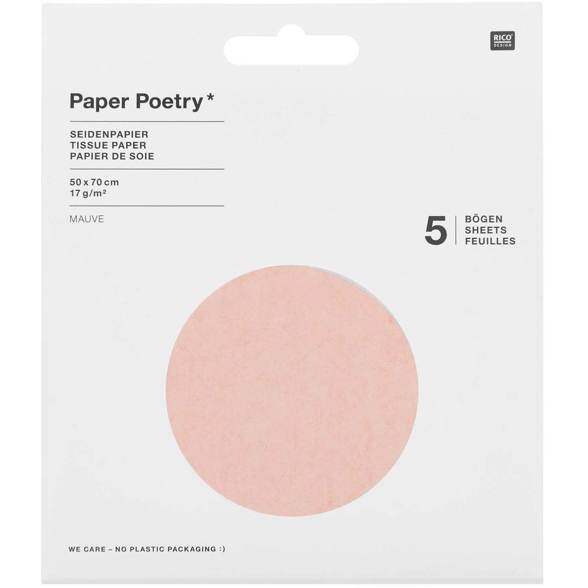 Paper Poetry Seidenpapier Uni 50x70cm