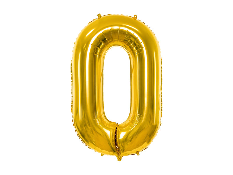 Folienballon Ziffer Gold 86 cm