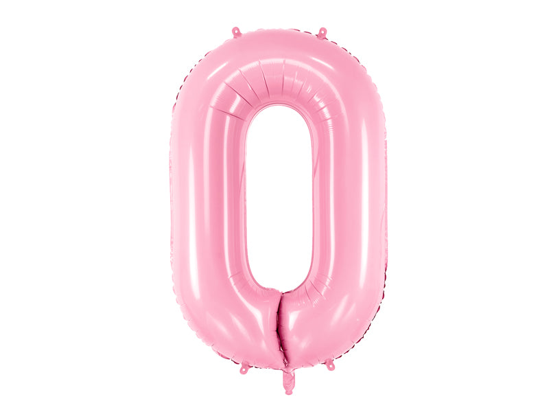 Folienballon Ziffer Rosa 86 cm