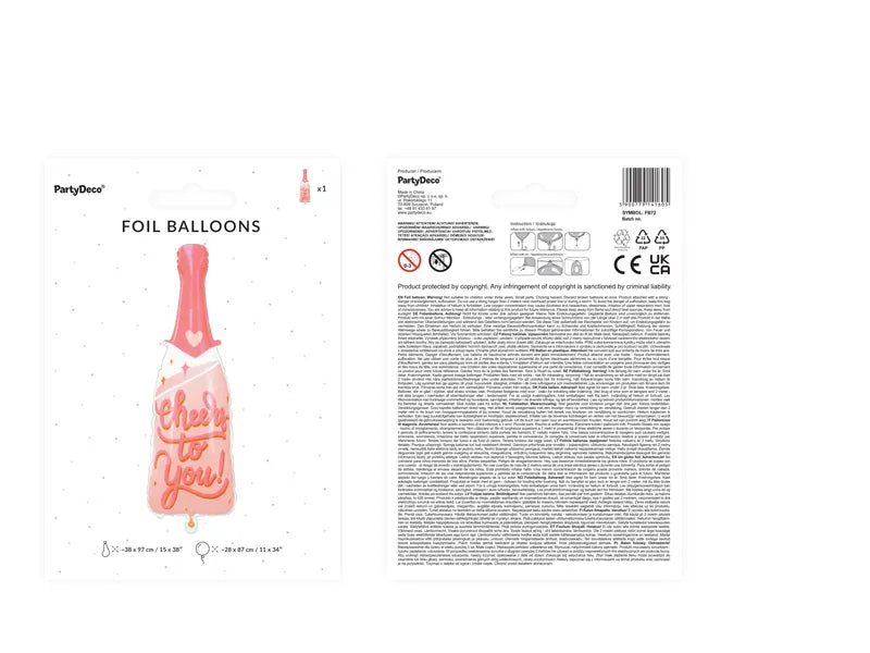 Folienballon Cheers To You