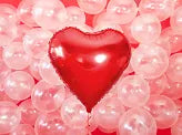 Folienballon Herz Rot