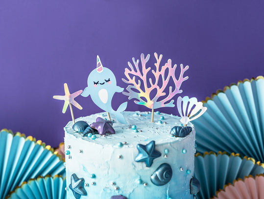 Cake Topper Narwal Mix